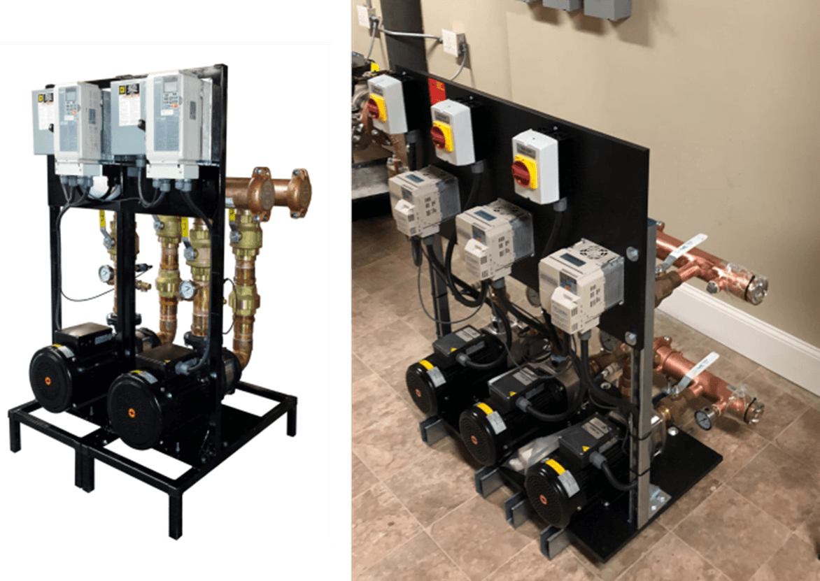 Towle Whitney Duplex and Triplex Water Pressure Booster Pump System