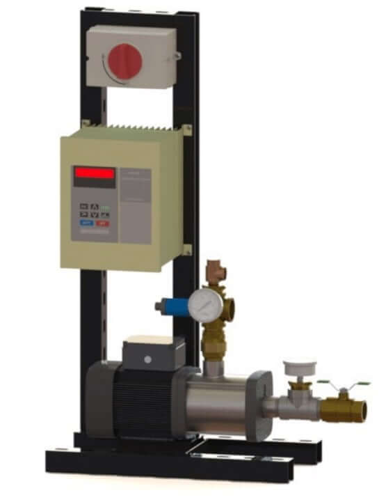 Towle Whitney Rooftop Water Pressure Booster Pump System.