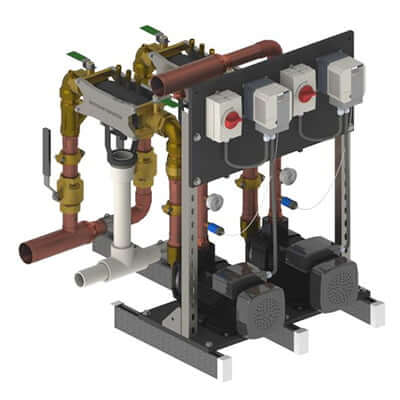 Towle Whitney Duplex Water Pressure Booster Pump System