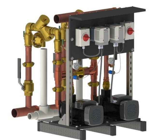 Triplex Water Booster - Water Booster Systems - Towle Whitney