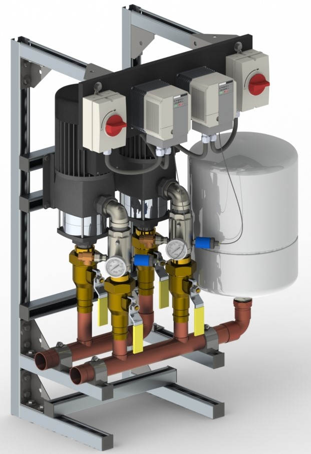 Duplex Vertical Booster Water Pump